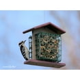 thumbnail image 4 of Amish-Made Double Suet Bird Feeder, Eco-Friendly Poly-Wood Gray/Lime, 4 of 9