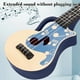 thumbnail image 4 of Ukelele de juguete para niños | Guitarra de 4 cuerdas para principiantes a partir de 3 años | Regalo portátil para educación temprana con clavijas afinables y accesorios, 4 of 6