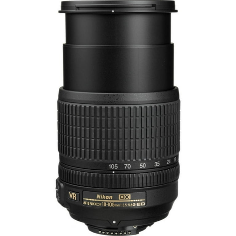 Nikon AF-S DX NIKKOR 18-105mm f/3.5-5.6G ED VR Lens - Walmart.com