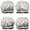 White Christmas Deer, variant on Shower Caps,White Christmas Deer and Gift Pattern Waterproof Shower Cap for Women 4 Pieces,Double Reusable Hair Cover for Shower PEVA Elastic Stretch Hem