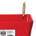 thumbnail image 3 of Little Giant Plastic Fence Feeder with Clips (Red) Heavy Duty Mountable Feed Trough Bucket for Livestock & Pets (4.5 Quart) (Item No. FF11RED), 3 of 3