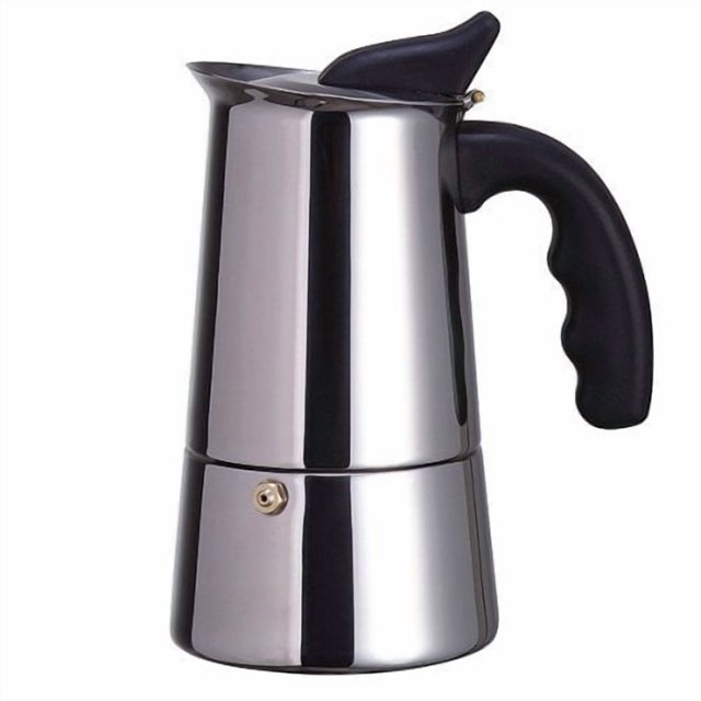 Cafetera ILSA para Estufa de Acero Inoxidable de 6 Tazas