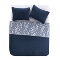 thumbnail image 5 of VCNY Home Elizabeth Reversible Paisley Quilt Set, Full/Queen, Navy, 5 of 7