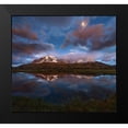 thumbnail image 2 of Zhang, Yan 16x15 Black Modern Framed Museum Art Print Titled - Patagonia: Dance Of The Clouds, 2 of 5