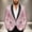 Pink, variant on WIZUTIZ Men's Sequin Blazer Jacket Single Breasted Notched Lapel Stage Performance Party Coat for Concert Club Wear