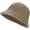 Brown, variant on Women Cloche Bucket Hat Vintage Faux Wool Felt Hat Winter Warm Church Bowler Cap Ladies Fedora Fall Bell Round Cap