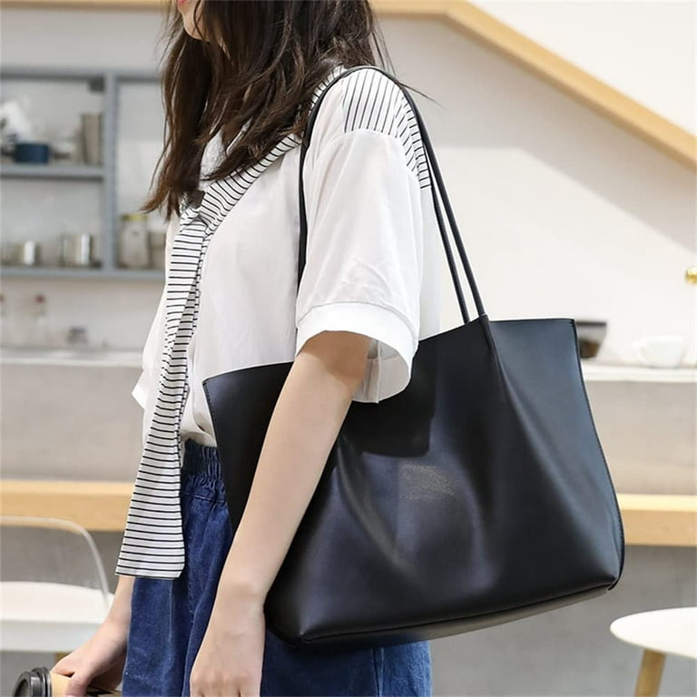 2pcs Women's Handbag Set, Large Capacity Tote Bag And Fashionable