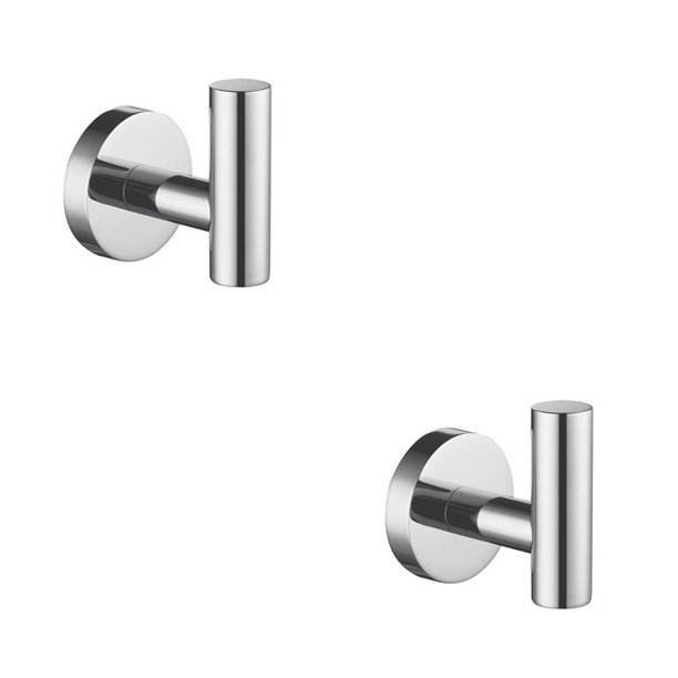 Toystoory Ganchos para abrigos Herramientas de gancho para toallas montadas en la pared en paquete de caja utilizado para el baño Type1 NO1