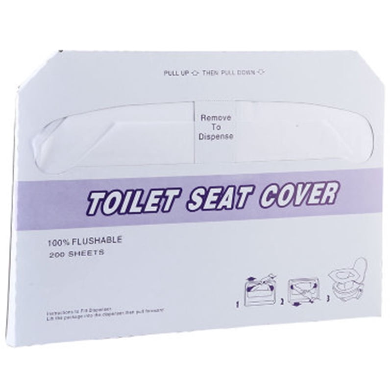 Tiabiaya 600PCS Soluble Water Disposable Toilet Pad, Wood Pulp Toilet , Disposable Toilet Paper
