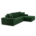 Furvclv Modular Sectional Sofa Set, Modern Minimalist Style LShape