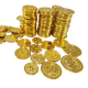 thumbnail image 5 of 30/60/120 Uds. Monedas de oro de plástico pirata caza del tesoro de pirata juguetes para niños accesorios temáticos de fiesta recuerdo de cumpleaños temático pirata（FV 20 120 Pcs, 5 of 5