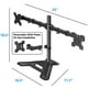 thumbnail image 4 of Soporte de Computadora MOUNTUP Negro Ajustable para Monitor VESA 2 Pantallas 27 Pulgadas, 4 of 7