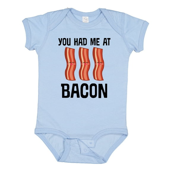 Inktastic You Had Me At Bacon Funny Bacon Lover Gift Boys or Girls Baby Bodysuit