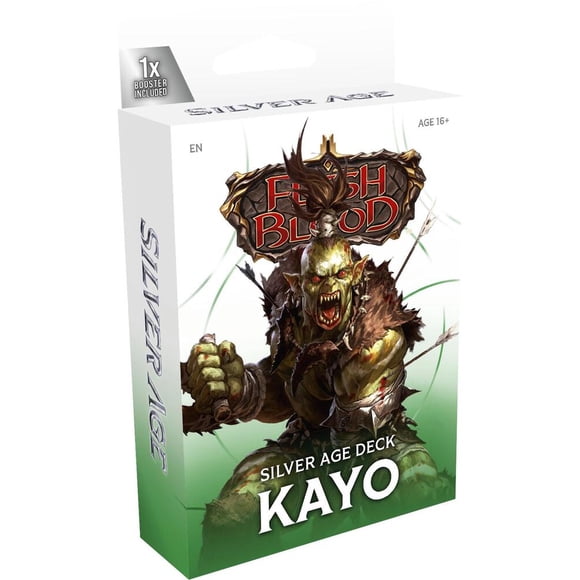 Flesh & Blood TCG Silver Age Chapitre 1 Deck - Kayo (Brute) - 60 Cartes
