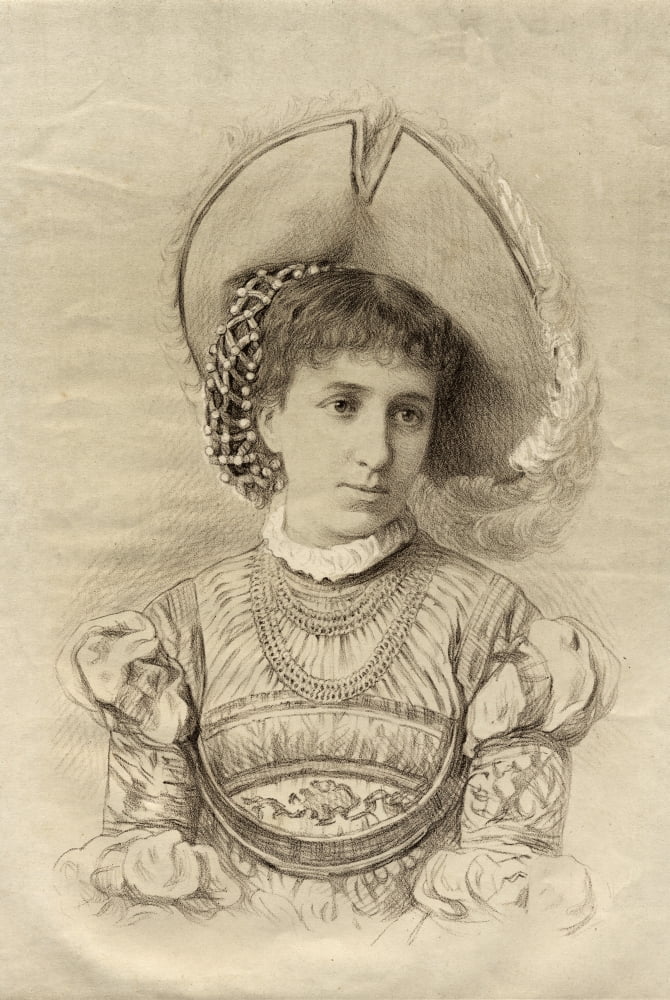 The Queen Of Spain The Archduchess Of Austria Maria Cristina Deseada Enriqueta Felicidad Raniera De Habsburgo Lorena1858-1929 Wife Of Alfonso Xii Regent Of Spain 1885-1902 From The Whitehall Review No