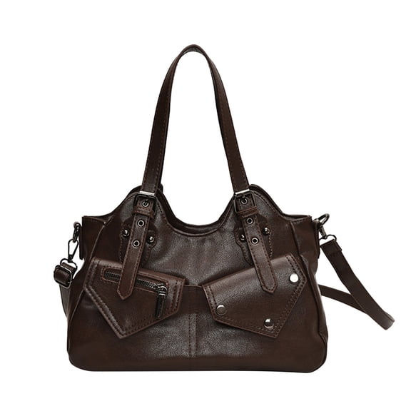 Win s Way PU Leather Work Tote Shoulder Handbag for Women Travel School