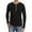 Black, variant on ZZwxWA Mens Henley Long Sleeve T Shirt 3 Button Beefy Front Placket Cotton Pullover Sweatshirt Casual Lightweight Basic T-Shirt Online Shopping