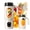 Yellow, variant on Portable Juicer Cup 20 fl oz,USB Rechargeable Blender with Digital Display, 12 Blade Extractor for Smoothies Shakes, Dual Lid Design