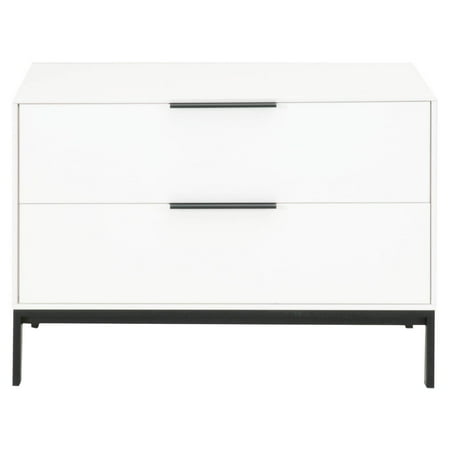Star International Furniture Drone 2 Drawer Tv Stand White High