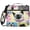 Comic Cat, variant on Coastal Line Art Printed Zipper Binder with Handle&Shoulder Strap 2 inch 3 Ring 500 300 Sheet Capacity File Folder Organizer