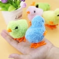 thumbnail image 3 of Juguete de peluche de simulación de pollo con mecanismo de relojería y pollo saltador, juguete nostálgico para niños, 3 of 5