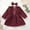Wine, variant on SDJMa Girls and Toddlers' Dress Toddler Baby Kids Girls Solid Ruffle Botton Dress Princess Dress Hairband Sets