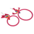 thumbnail image 2 of Resistance To Bite  Hanging Ring, Environmental Protection Bird Hanging Perches Swings Toy, Non- For Parrotlet Budgie Cockateil Cockatoo Pet  Rose Red, 2 of 8
