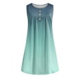 thumbnail image 3 of DailyTrove Women's Ombre Sleeveless Maxi Dress, Casual Beach & Evening Wear, Lightweight Chiffon Blend, Flowy Hem, Plus Size Friendly, 3 of 5