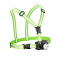 thumbnail image 2 of Quzzie Lampe de Course de Nuit Rechargeable à Inclinaison Réglable Lampe de Poitrine Gilet de Sécurité Réfléchissant Extérieur Léger Imperméable Multifonctionnel Construction PP Adapté pour Course Randonnée Double Sangle, 2 of 8