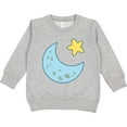 thumbnail image 2 of Inktastic Moon and Star Toddler Sweatshirt, 2 of 4