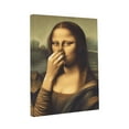 thumbnail image 2 of Mona Lisa Bathroom Art, Mona Lisa Holding Her Nose Posters, Funny Monalisa Bathroom Pictures Wall Decor, Famous Oil Painting Monalisa Wall Art Prints for Home Decor(Framed 7.8x11.8in), 2 of 5