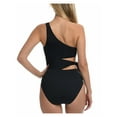 thumbnail image 2 of La Blanca Womens Mio One Shoulder Cutout One-Piece Swimsuit, 2 of 3