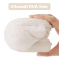 thumbnail image 4 of Pantuflas mullidas para mujer Evshine con tira cruzada y memoria de espuma, talla 7-8, 4 of 6
