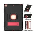 thumbnail image 3 of Dteck Case for Apple iPad 8th Generation 10.2-inch (2020),Shockproof Armor Rugged Rubber Hybrid Hard PC Protective Stand iPad 7th Gen 10.2" 2019 Cover (Without Screen Protector),Black+Red, 3 of 6