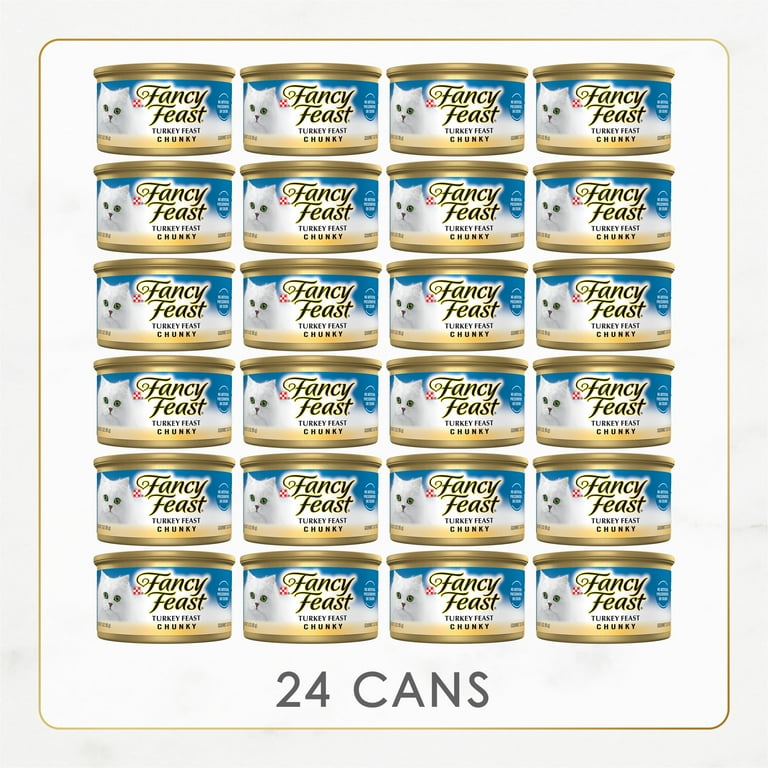 Fancy feast 2025 chunky turkey