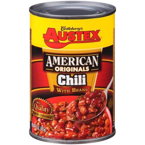 Castleberry's Austex American Originals Chili with Beans, 15 oz