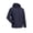 01-Navy Blue, variant on Men's Lightweight Hooded Windbreaker Jacket with Detachable Hood, Full Zip Closure, Multiple Zipper Pockets, Adjustable Hook-and-Loop Cuffs