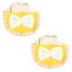 thumbnail image 1 of 2 piezas de ropa linda para mascotas pequeñas, ropa para hámster, disfraz de hámster con lazo, color amarillo, talla S, 1 of 5