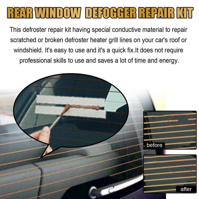 My kid pulled off the wire for my rear defroster. Do I need special  adhesive to repair? : r/MechanicAdvice