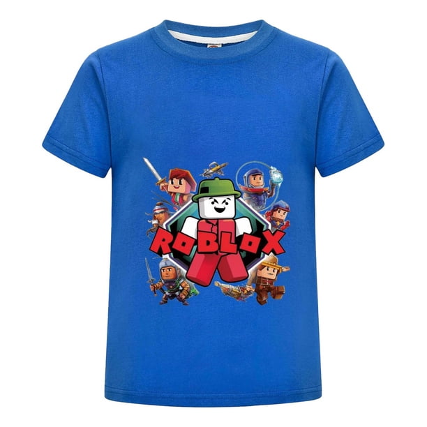 Ropa Gamer Infantil Roblox, Camiseta de Niño con Estilo Divertido, Playera de Algodón Suave, Ideal para Cumpleaños