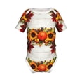 thumbnail image 2 of Balery Thanksgiving With Autumn Pattern Baby Climbing Clothes Infant Bodysuit Cute Infant Bodysuit Baby Romper-3 Months, 2 of 7