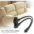 thumbnail image 4 of Power Recliner Power Supply Kit-4-Piece Universal Dual Power Supply Transformer with AC Power Cord, DC Extension Cable and Y Splitter Cord 29V 2A Adapter for Recliner, Lift Chairs and Sofa, 4 of 6