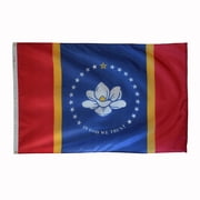 3x5ft Printed Nylon Valley Forge Mississippi State Flag, Grommeted