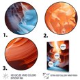 thumbnail image 3 of Designart "Canyon Photography Eternal Beauty III" Landscape & Nature Floater Framed Wall Art Living Room, 3 of 7