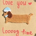 thumbnail image 3 of nvzhuang Valentine’s Day Greeting Card, Funny Woven Flower Heart Mothers Day Card Present, 3 of 5