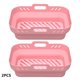 thumbnail image 1 of 2 piezas de revestimiento de silicona para freidora de aire Ninja Dual, accesorios reutilizables para freidora de aire, olla, parrilla y sartén, accesorio de cocina para hornear A3, 1 of 6