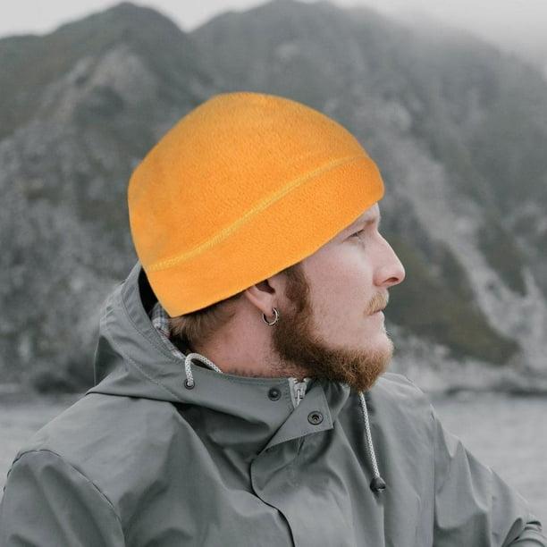 Gorro de invierno DYNWAVEMX con puño amarillo