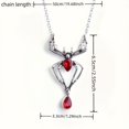 thumbnail image 3 of Collier Rétro Araignée d'Halloween avec Pendentif Rouge, Cadeaux de Vacances d'Halloween pour Filles, 3 of 5