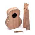 thumbnail image 1 of Ukulele 26 Inch Ukulele DIY Kit Tenor Ukelele 4 String Hawaii Guitar DIY Set Zebra Wood Panel Rosewood Fingerboard with Pegs Strings Bridge Nut End Pin Screws, 1 of 6