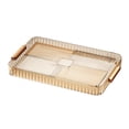 thumbnail image 2 of BANDEJA DE TÉ TABLA DE DRENEJE DE PLÁSTICO, PLATO TRANSPARENTE PARA SERVIR TÉ, Ahorro de Espacio, Secado Rápido para Acampar en Casa, Con Portavasos una, 2 of 7